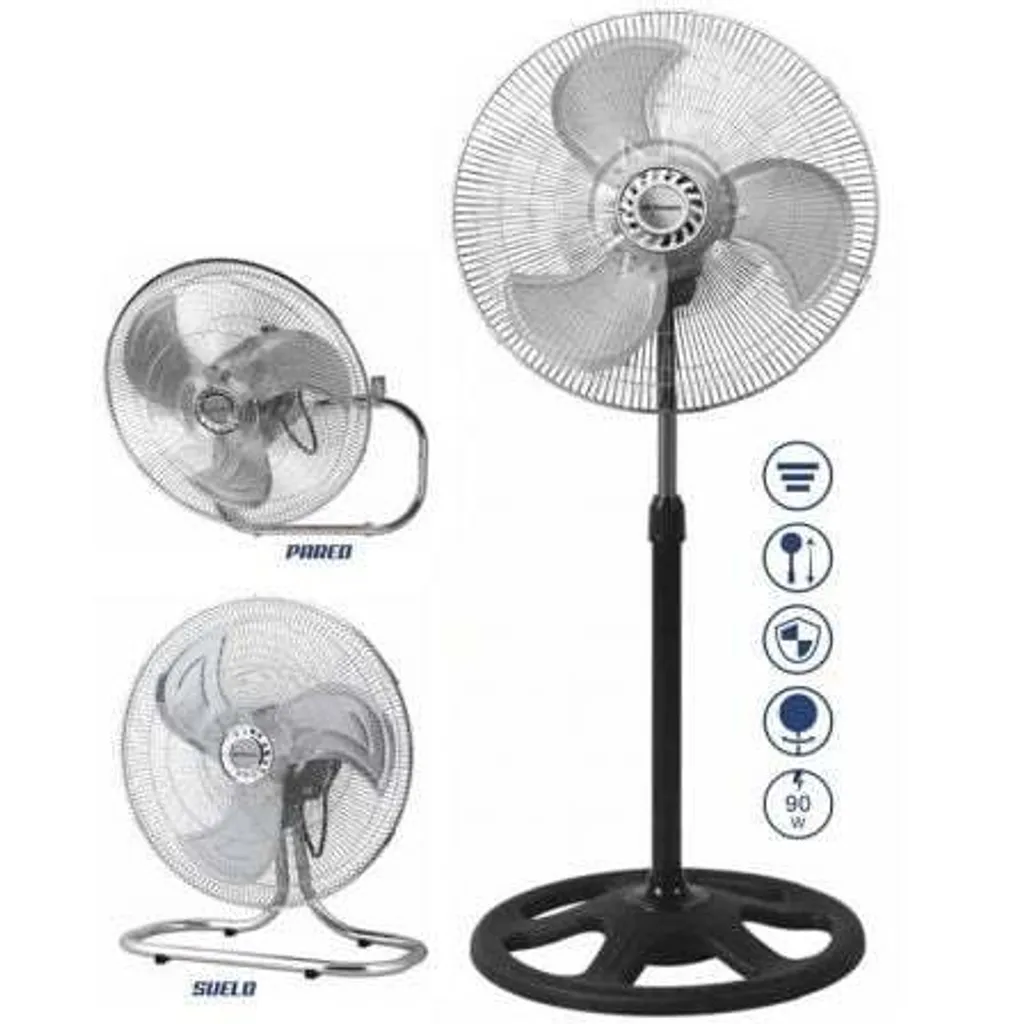 Ventilateur Orbegozo 45cm 90W : Solution Anti-Chaleur Sol et Mur