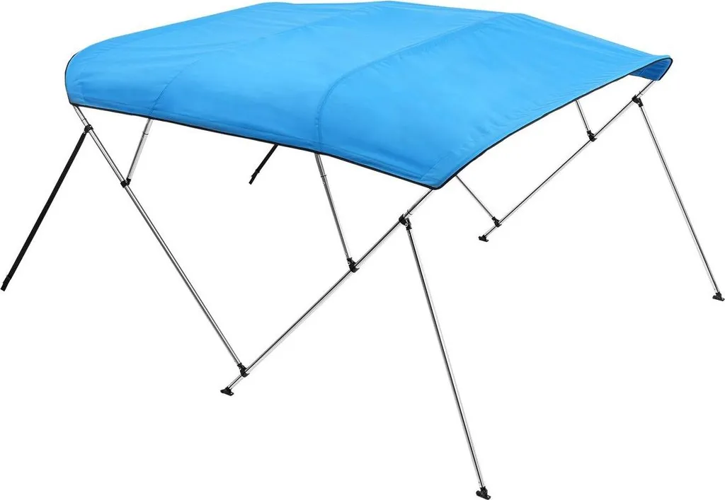 Bimini 4 arceaux Bleu Pacifique 96L x 85-90l x 54H po pour bateau
