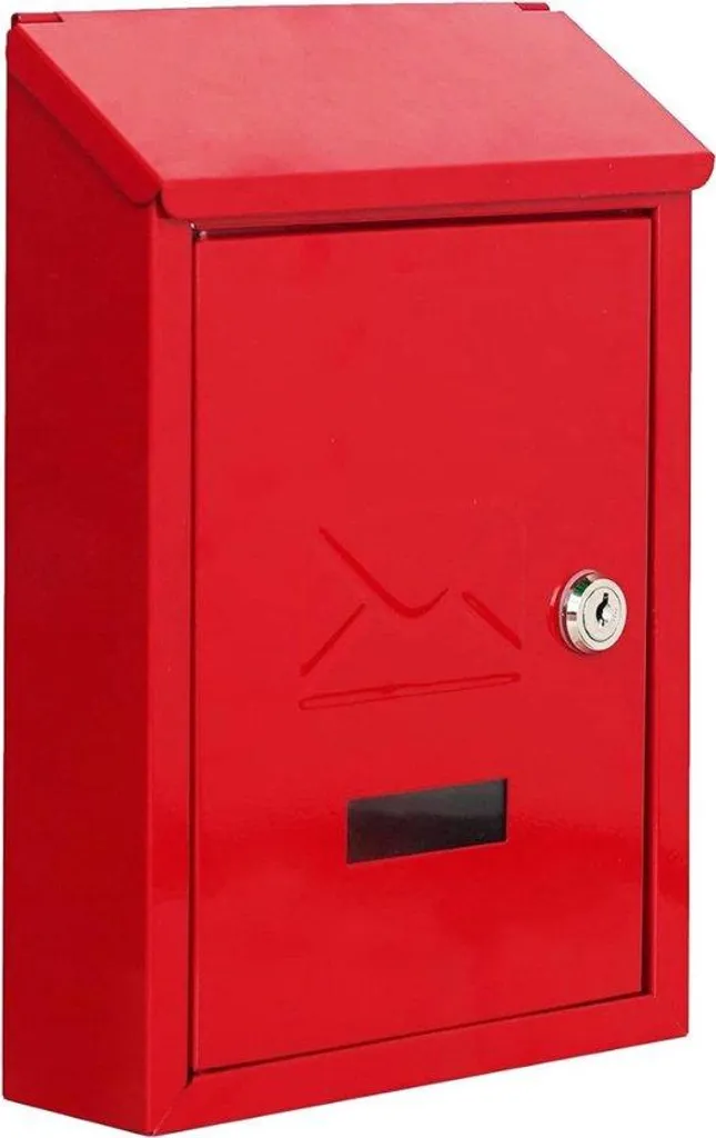Boîte aux lettres murale Rouge Modèle Rubis pour Lettres et Petits Colis