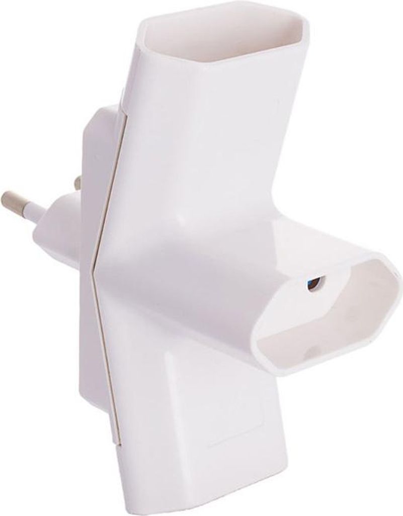 Adapter 3-poliger Bipolar-Stecker 10A 250V 4mm (5098ex) Solera