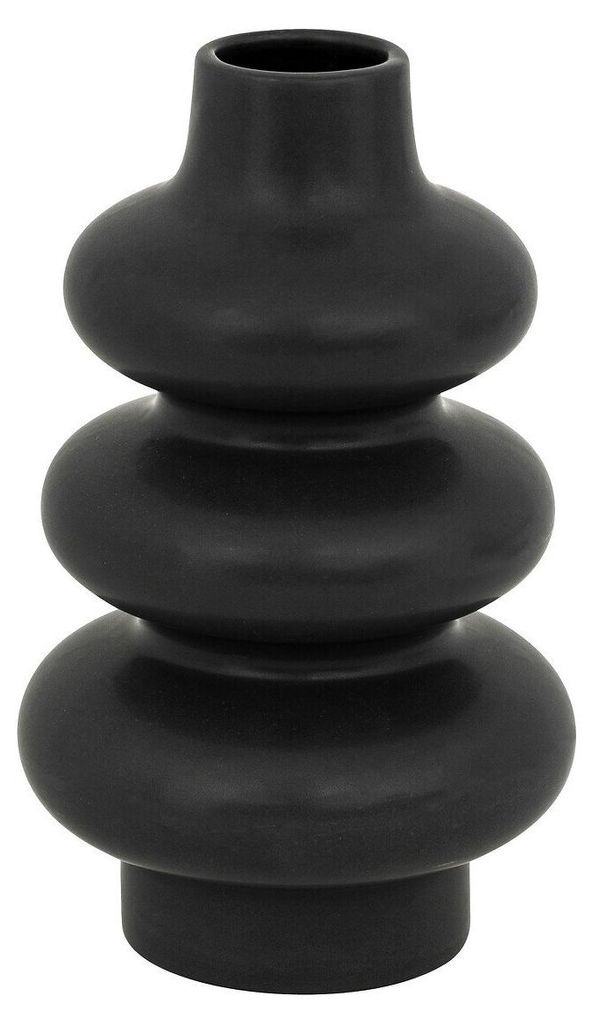 Atmosphera | Vaso in Vetroceramica - Clothlide - Nero - Immagine del prodotto 