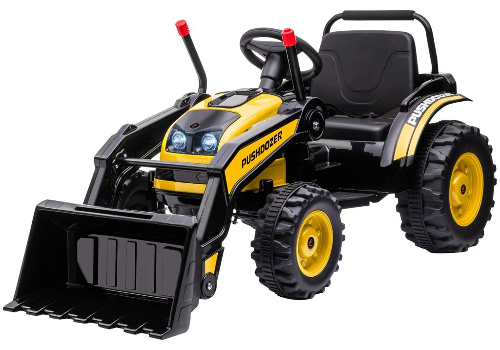 HOMCOM Kinder Elektrobagger Sitzbagger Geländewagen mit Produktbild 