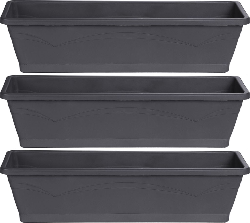 ONDIS24 3x Blumenkasten Rom Balkon Symphonie 50cm mit Produktbild 
