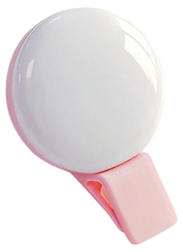 LED-Aufhellleuchte mit Clip, wiederaufladbar, Helligkeit einstellbar, für Smartphone, Tablet, Laptop, Selfies, Videokonferenzen, Live-Streaming un...