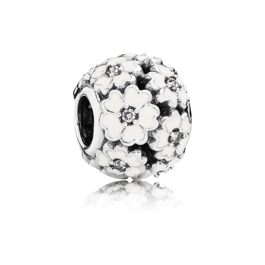 Pandora 791488EN12 Charm Weiße Primelwiese Produktbild 