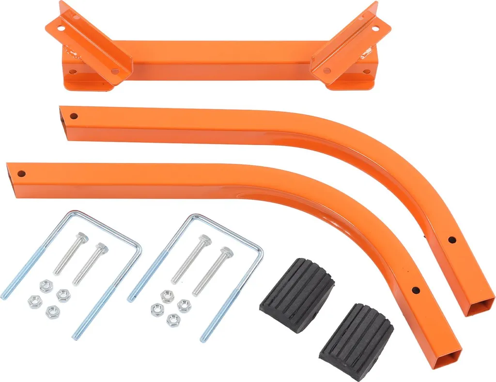 Crochet pour échelle en alliage d'aluminium orange, stabilisateur robuste