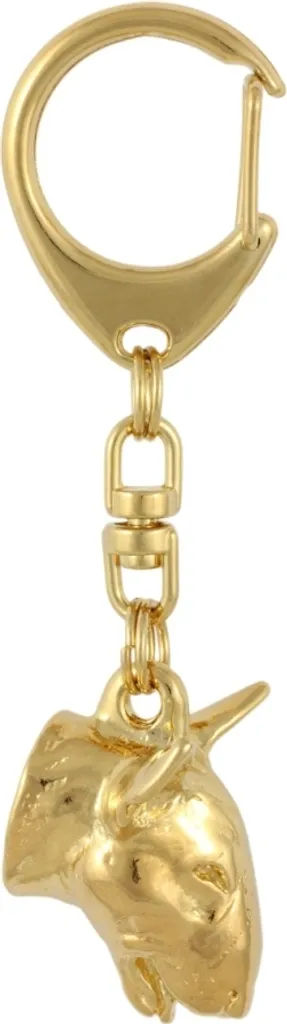 Pendentif Sac à Main Chien Bulldog I doré - Accessoire Porte-clés Art-Dog