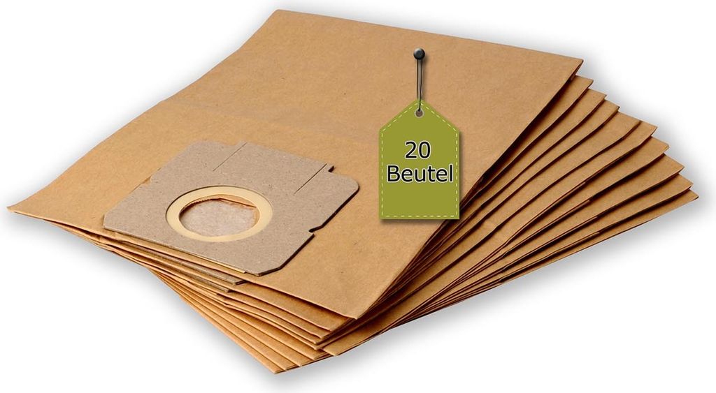 20 Staubsaugerbeutel kompatibel mit MOULINEX 300 EL - Vectral