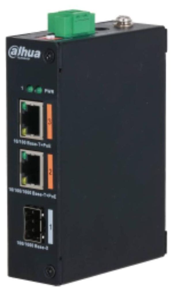 Switch Dahua PFS3103-1GT1ET-60 2x PoE 100Mbps RJ-45 1x Gigabit SFP