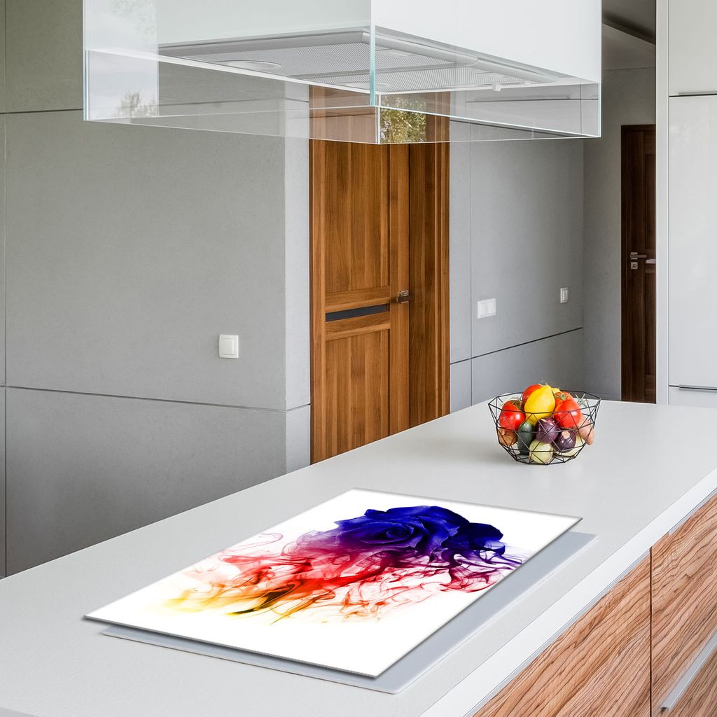 Glasschutzplatte für den Herd 80x52 Rose Produktbild 