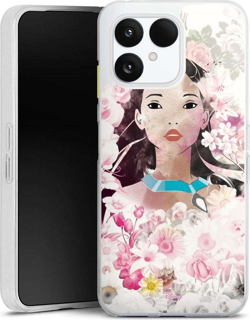 DeinDesign Handyhülle für Fairphone 6 Silikon Hülle Case Smartphone Schutzhülle Disney Offizielles Lizenzprodukt Pocahontas
