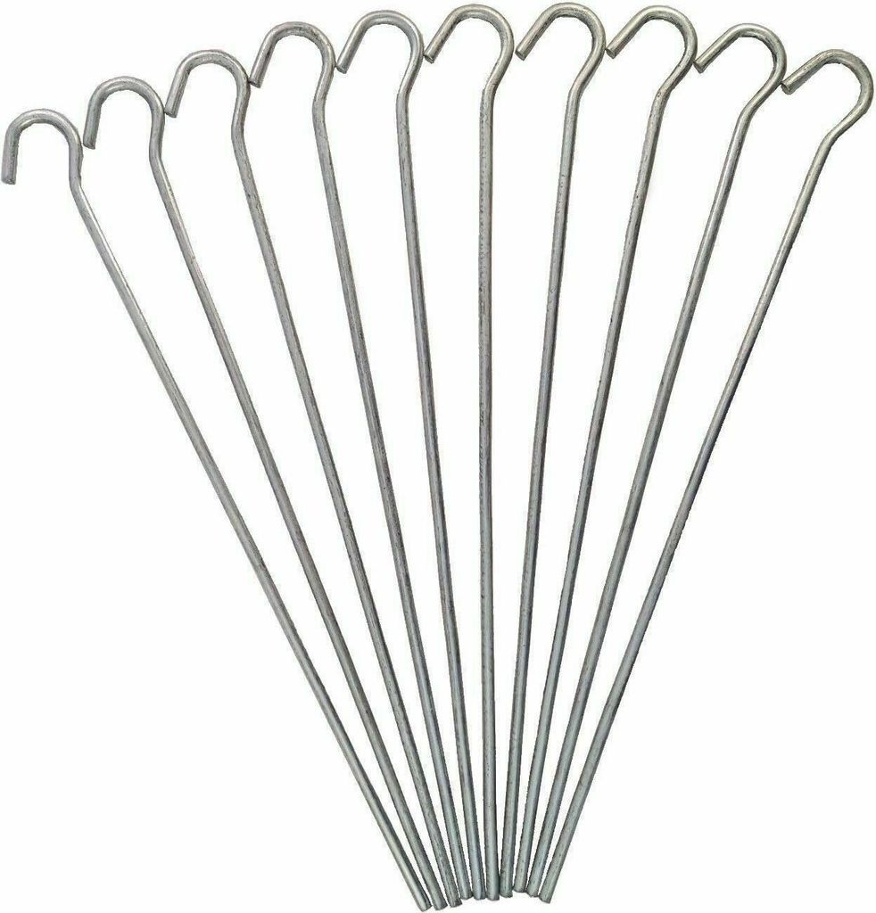 10 x Heringe 23 cm Zeltheringe Zelt Erdnägel Zeltnägel Zelthering Nagel 4mm