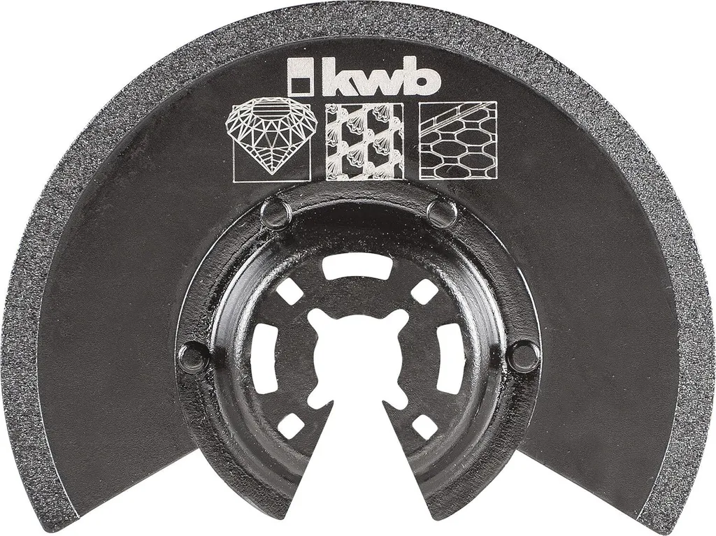 KWB 709546 Lama Multifunzione Diamantata 65mm - Taglio Fughe