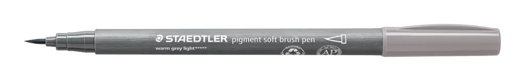 Staedtler 372-840 Pennello pittore pigmento pennello morbido 372 matita in fibra con punta a pennello