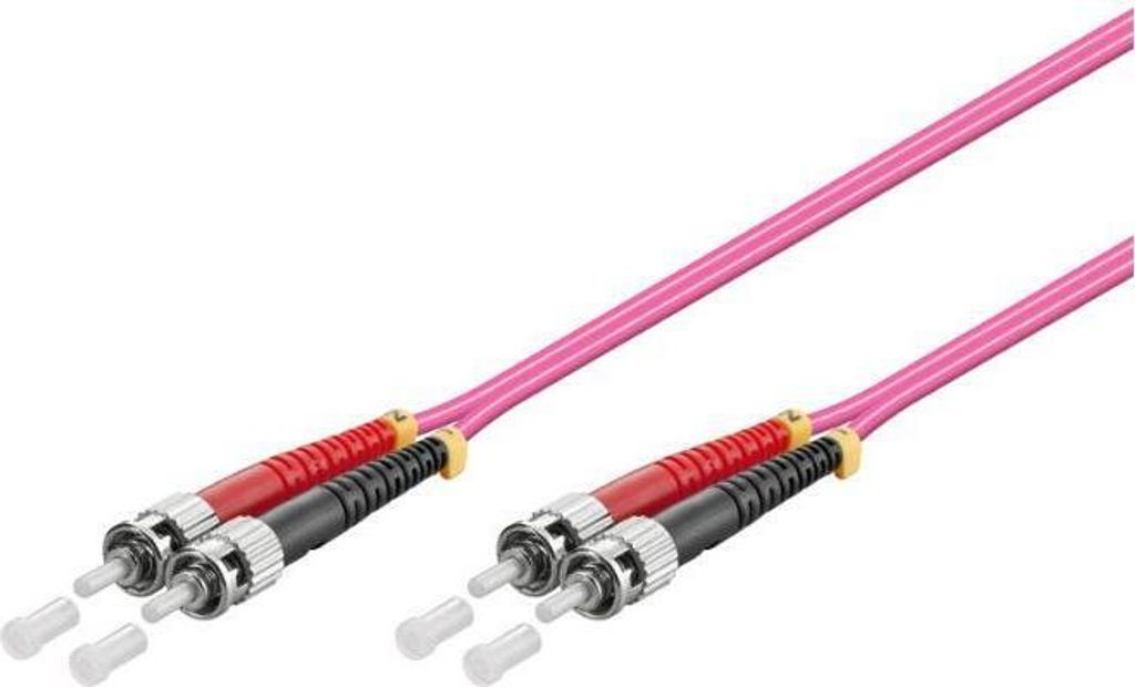 Patchkabel LWL Duplex OM4 (Multimode, 50/125) ST/ST, 3m, Good Connections (LW-803ST4)
