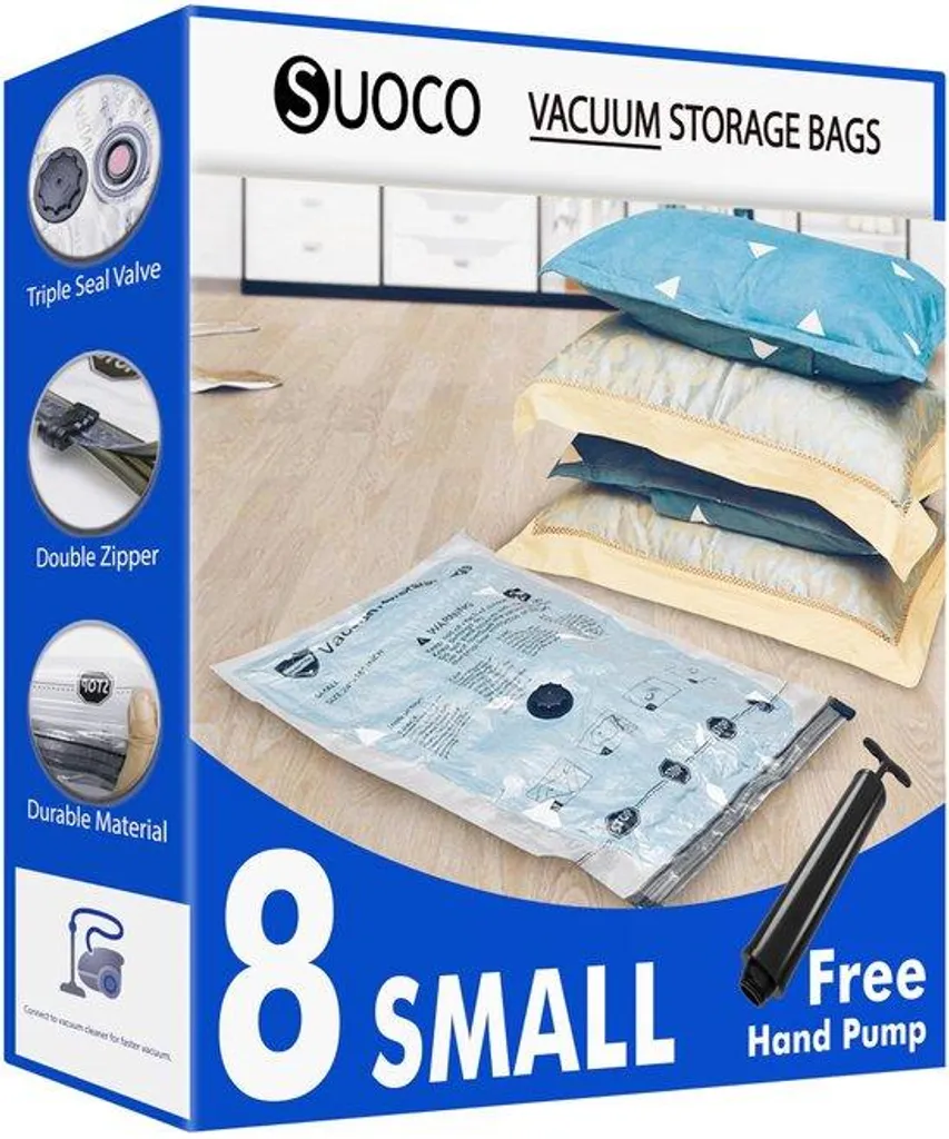 Sacs pour aspirateur universels en textile 90 my lot de 6 unités robustes