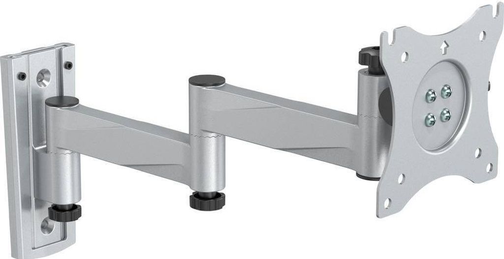 SpeaKa Professional Monitor-Wandhalterung SP-WMM-202 1 Display(s) 33,0 cm (13) - 76,2 cm (30) Silber Neigbar, Schwenk
