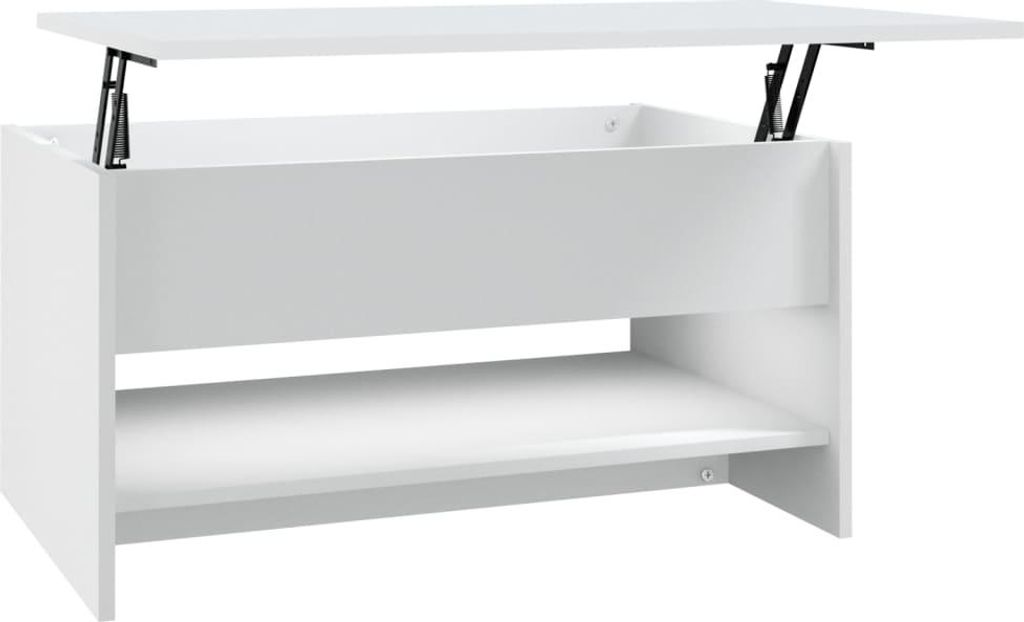vidaXL Konferenční stolek bílý 80x50x40 cm Materiál dřevo Obrázek produktu 