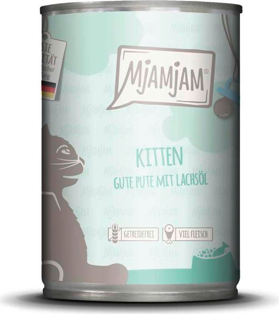 MjAMjAM 400gx6 Kitten Pute & Lachsöl