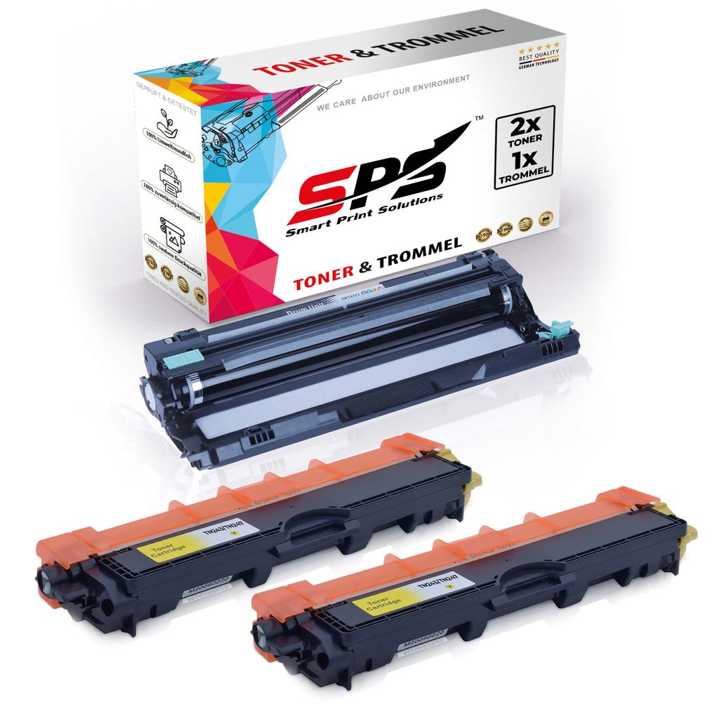 2X TN247 Toner Gelb + 1x DR243CL Trommel kompatibel für Brother HL-L3270 Brother DR243CL Brother TN247 HL-L3210 HL-L3210CW HL-L3230 HL-L3230CDW HL...