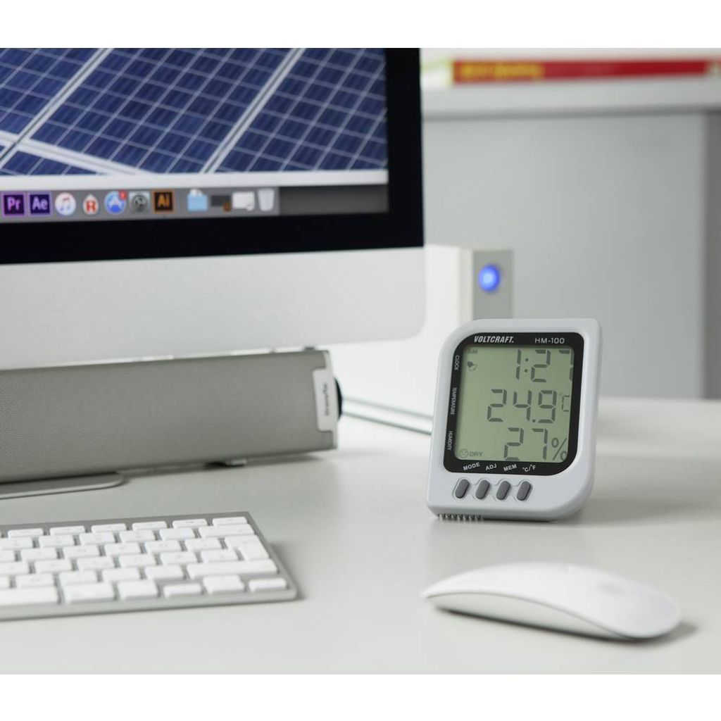 VOLTCRAFT HM-100 Luftfeuchtemessgerät (Hygrometer) 20 % rF Produktbild 3