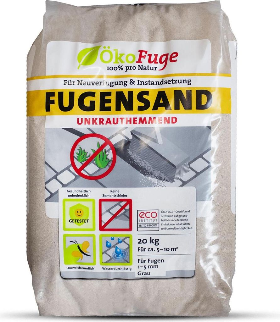 ÖkoFuge Fugensand Grau 20kg Produktbild 