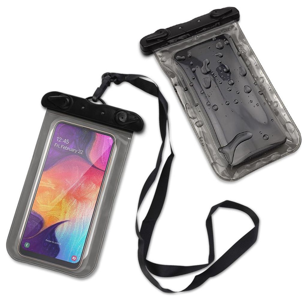 Hülle für Samsung Galaxy A50 Schutzhülle Tasche Handyhülle Wasserdichte OutdoorFarbe:Schwarz