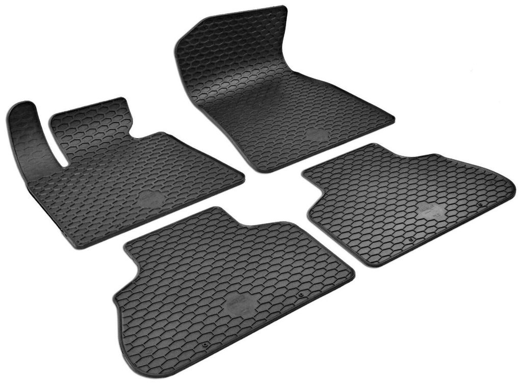 WALSER DirtGuard Gummi Fussmatten Auto für BMW X5 08/2018-Heute, BMW X6 08/2019-Heute, 100% passgenaue Auto Fußmatten, robuste Universal Fußmatt...