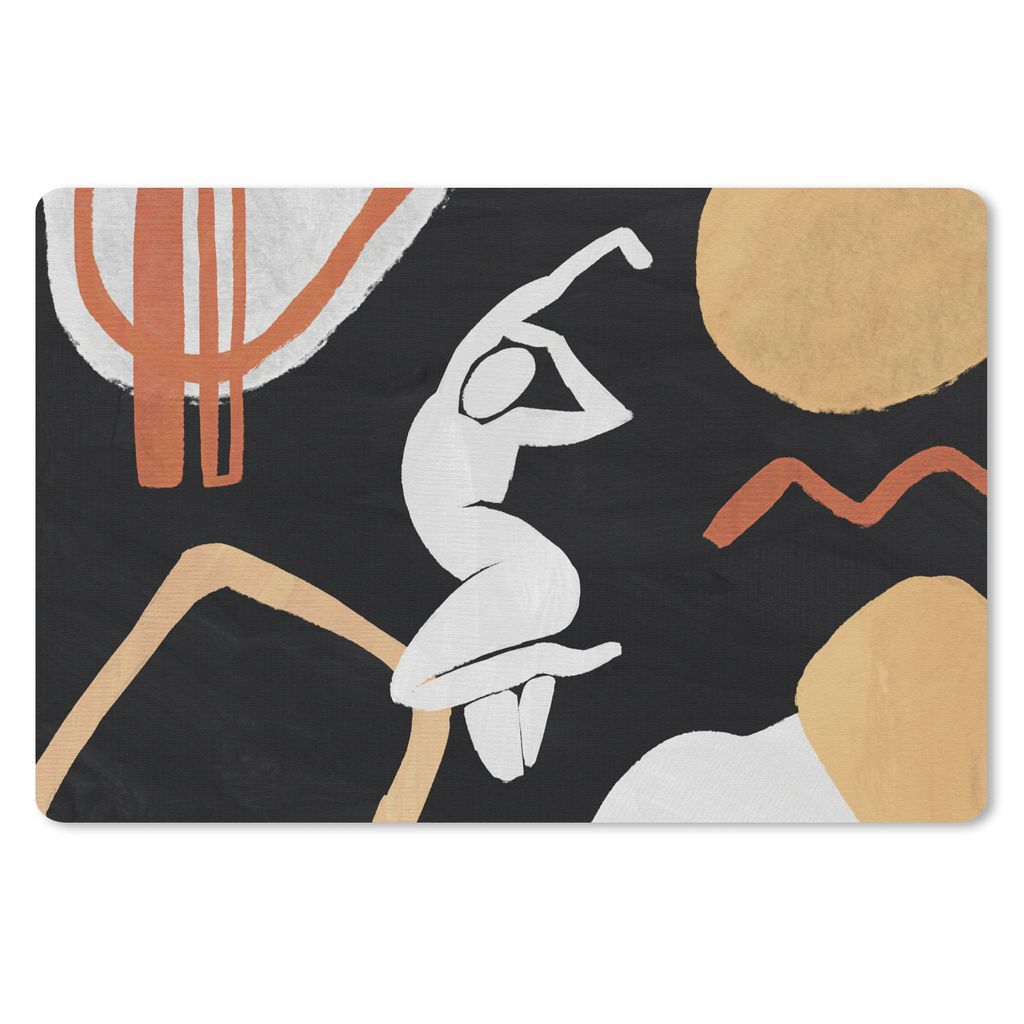 MuchoWow Mauspad Mousepad Frau - Figur - Kunst 27x18 cm - Mousepads - Maus Mat - Pad - Mausunterlage - Büroartikel - Desk Matten