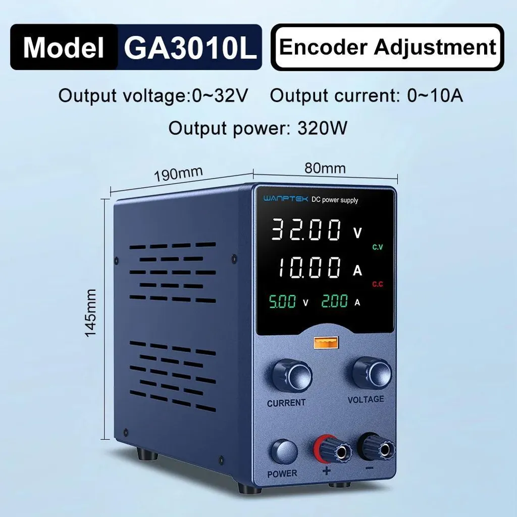 Alimentation stabilisée de table 32V 10A pour tests électroniques - 2