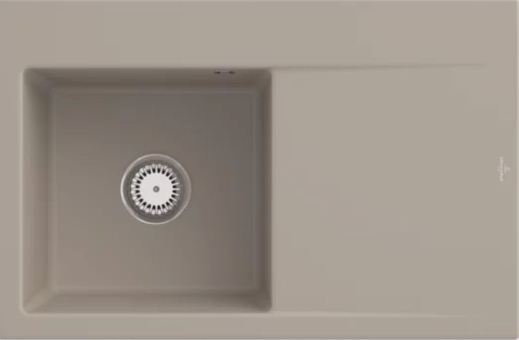 Villeroy & Boch Keramikspüle 334801AM, Subway Style 45 Einbauspüle - inkl.