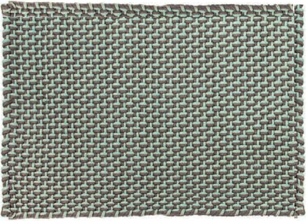 Tapis de Sol POOL Turquoise et Gris 170x240 Résistant aux UV et Eau