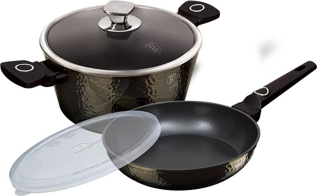 Berlinger Haus Set Topf Bratpfanne 24cm Primal Gloss BH6074
