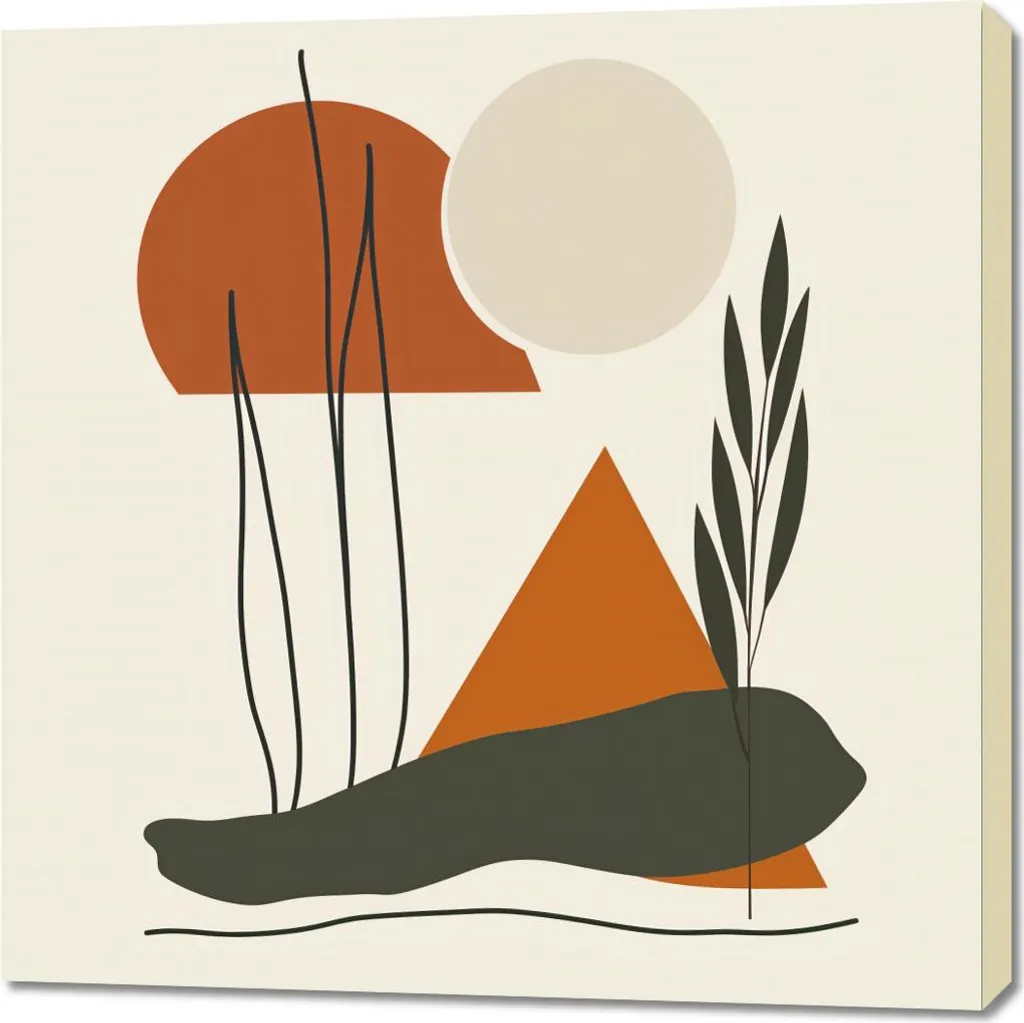 Quadro 90x90 cm Sguardo Beige - Arte Moderna Materica per Soggiorno