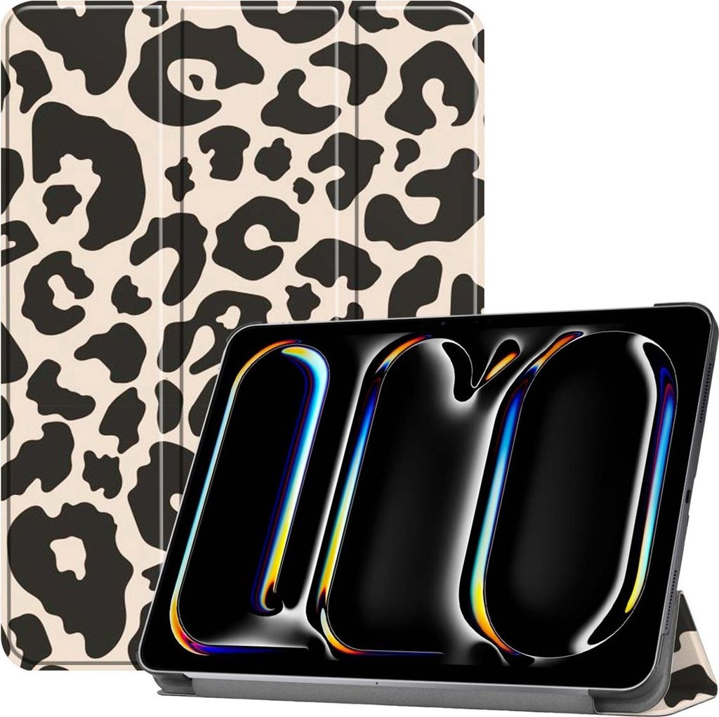 imoshion Design Trifold Klaphülle iPad Pro 11 (2024) M4 - Leopard