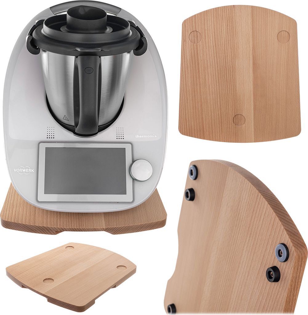 KADAX Gleitbrett für Thermomix, Brett aus hochwertigem Holz Produktbild 