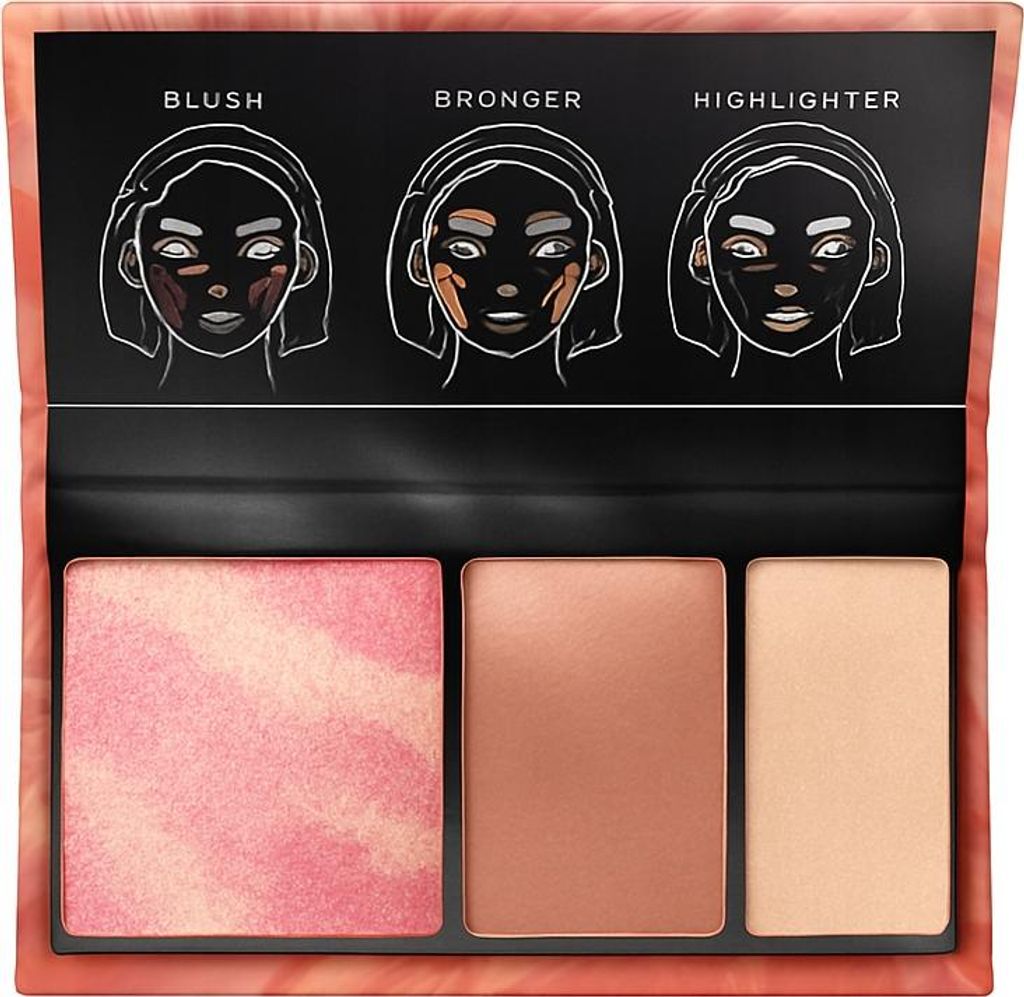 AVON 3-in-1 Gesichtspalette, Rouge, Bronzer, Highlighter, GOLDEN HOUR