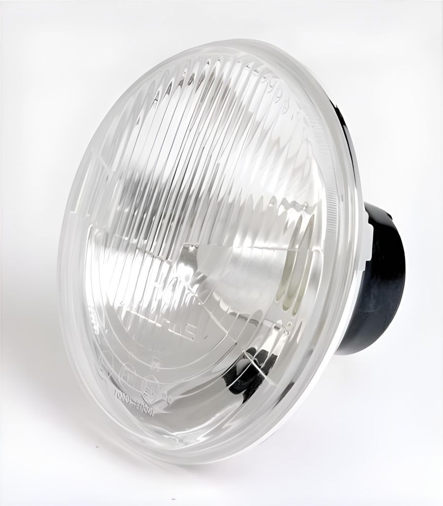 SHIN YO H4 Scheinwerfer-Einsatz, geprägtes Glas, 7 Zoll (176 mm) mit Standlicht