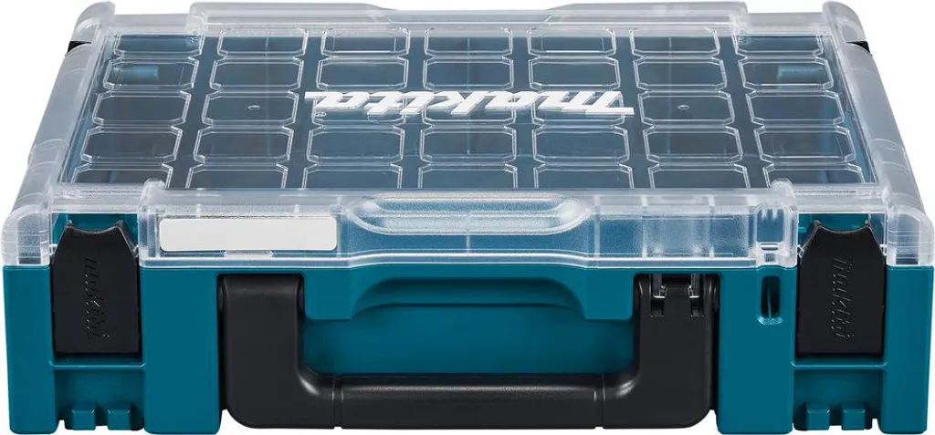 Makita MAKPAC Taille 1 Coffret d'Organisation Vide sans Inserts Bleu - 5