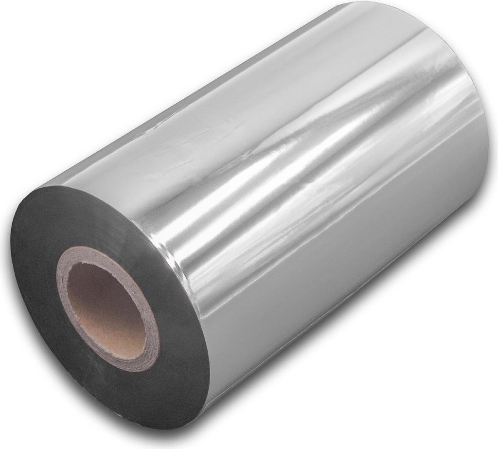 vhbw Thermotransfer-Band kompatibel mit Bixolon Samsung SLP-T403, SLP-T400 Drucker Etikettendrucker, Wischfest, 110 mm x 300 m, Wachs Harz Schwarz