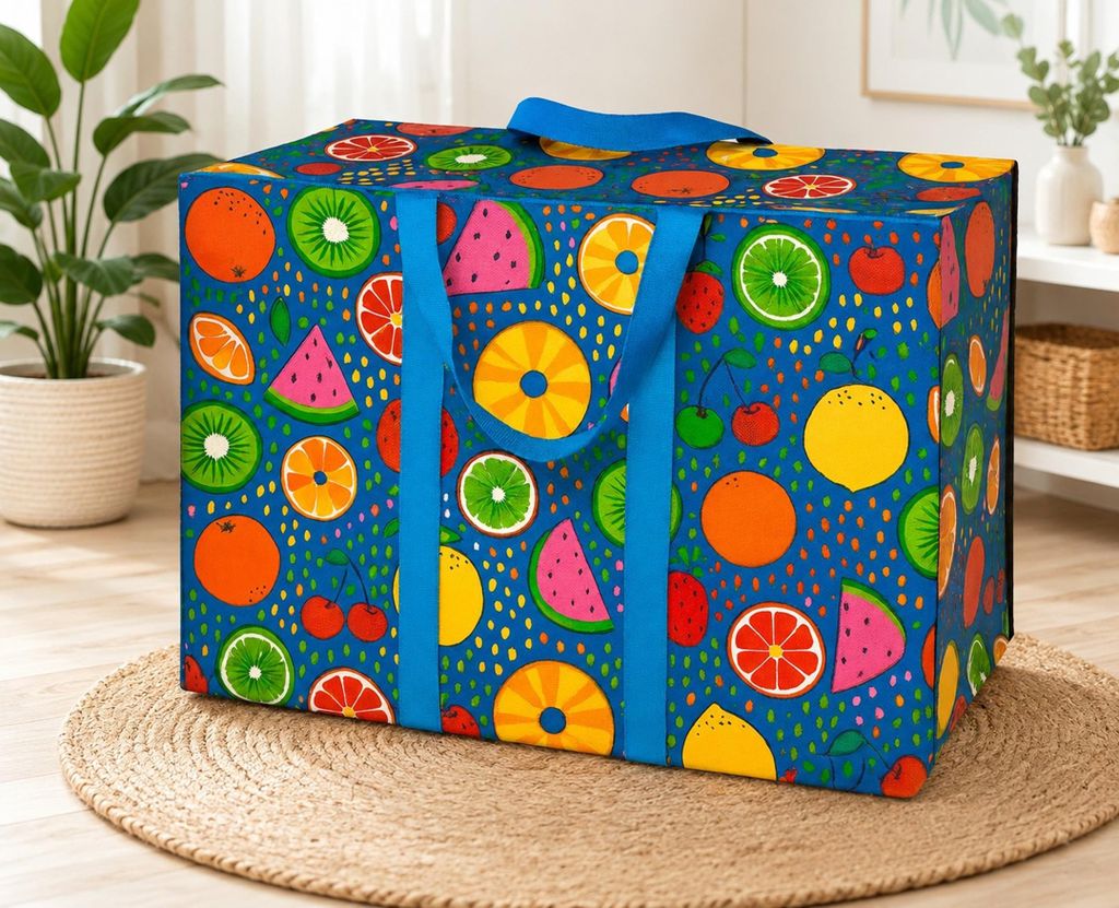 Plastiktasche XXL 80x55x25 cm Groß Jumbo Unterbett Produktbild 
