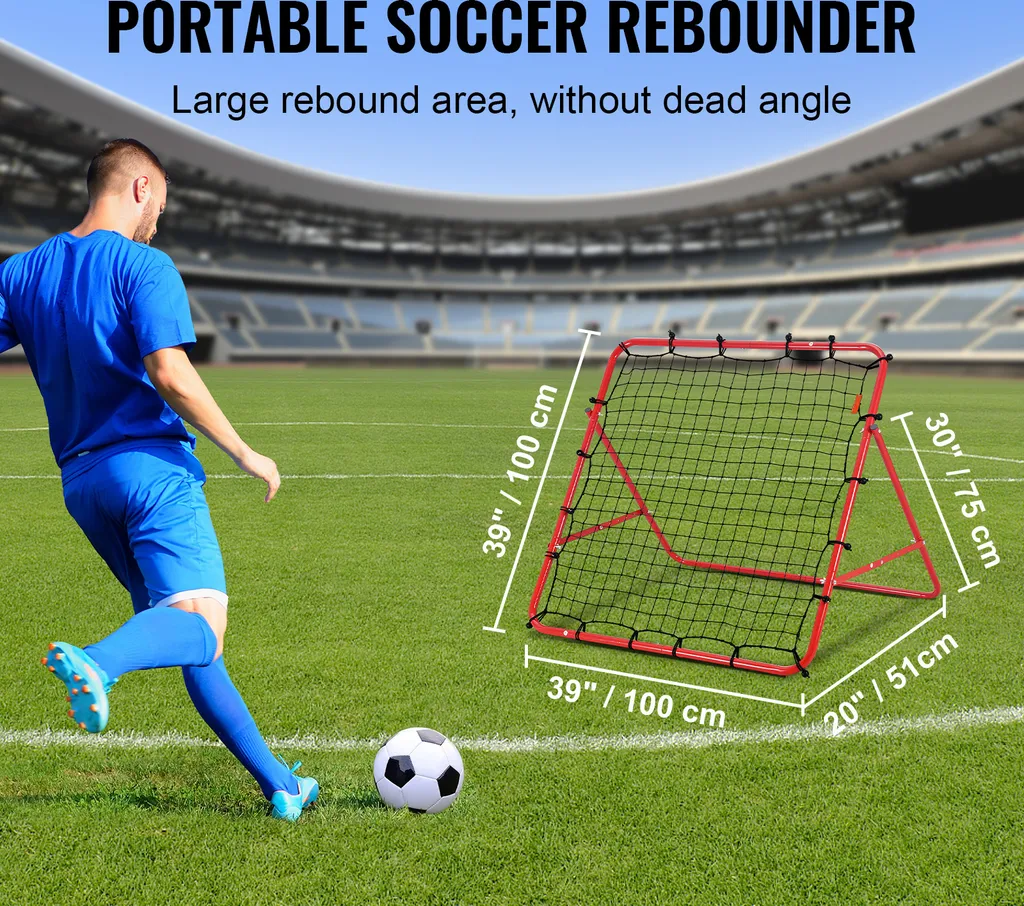 Filet de Rebond Foot Ajustable 100cm - Montage Facile et Haute Tension - 2