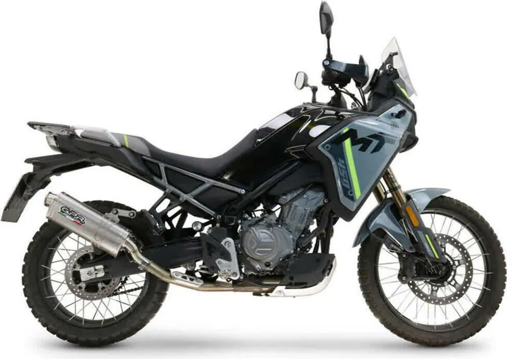 Pot d'échappement Slip-On Dune Tri-Oval en Titane Cf Moto 450 MT GPR