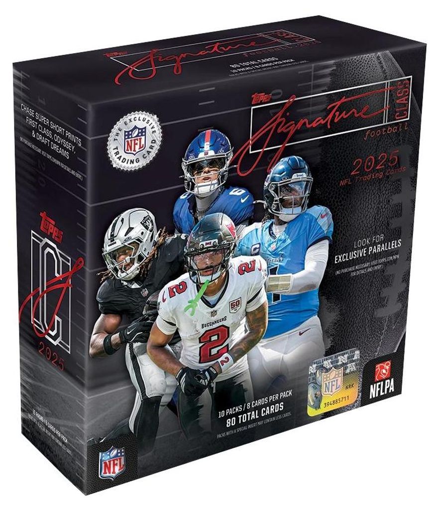 Topps NFL Signature Class 2025 Mega Box Englisch Produktbild 