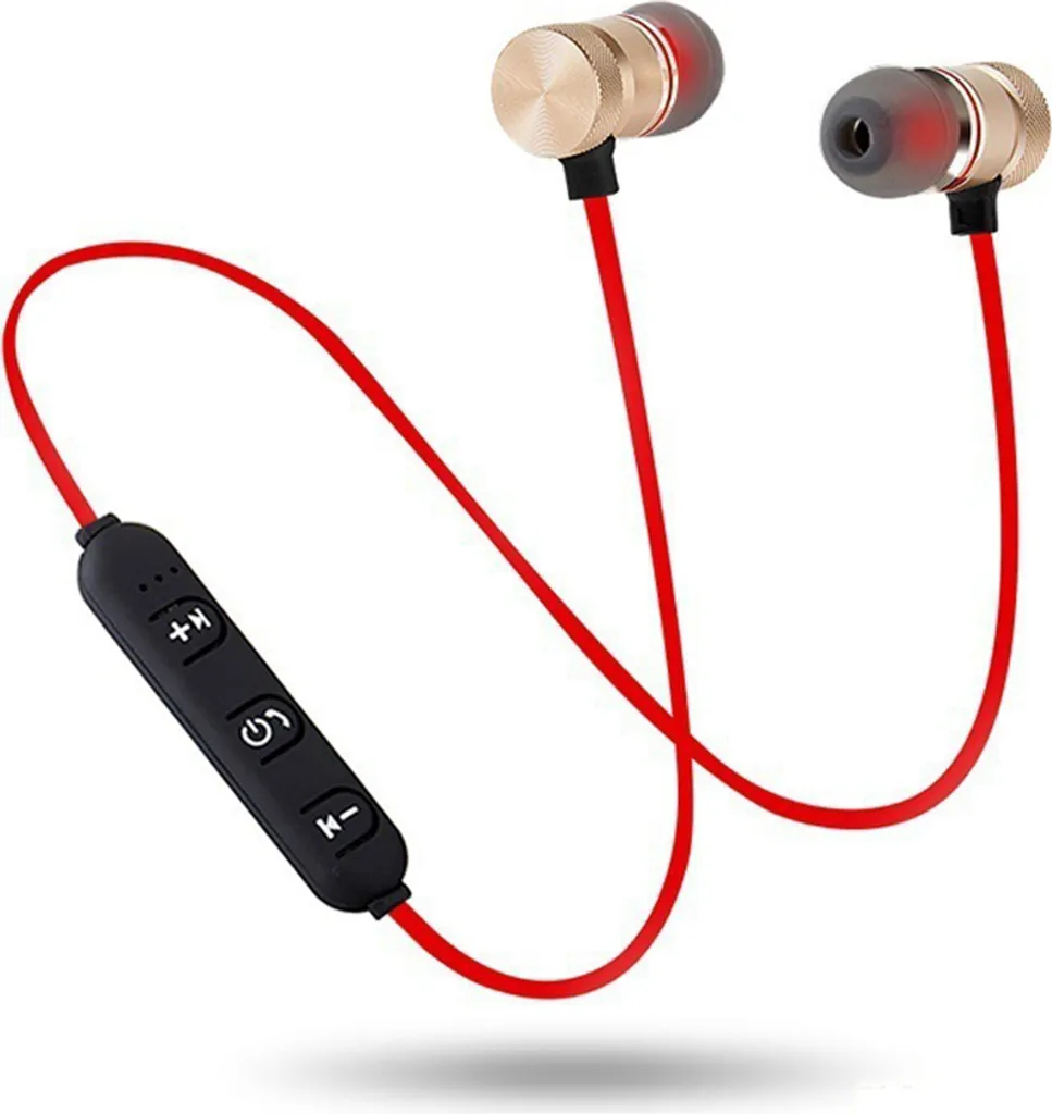 Telefoni Stereo Cordless a Magnete Rosso: Design Iconico e Audio HD