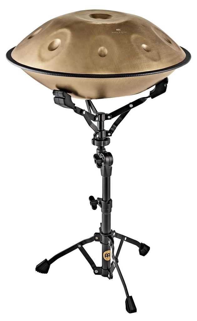 Sonic Energy Handpan Ständer Klein – Zubehör für Handpans und Steel Tongue Drums – Höhenverstellbar bis 27" / 70 cm – Pulverbeschichteter...