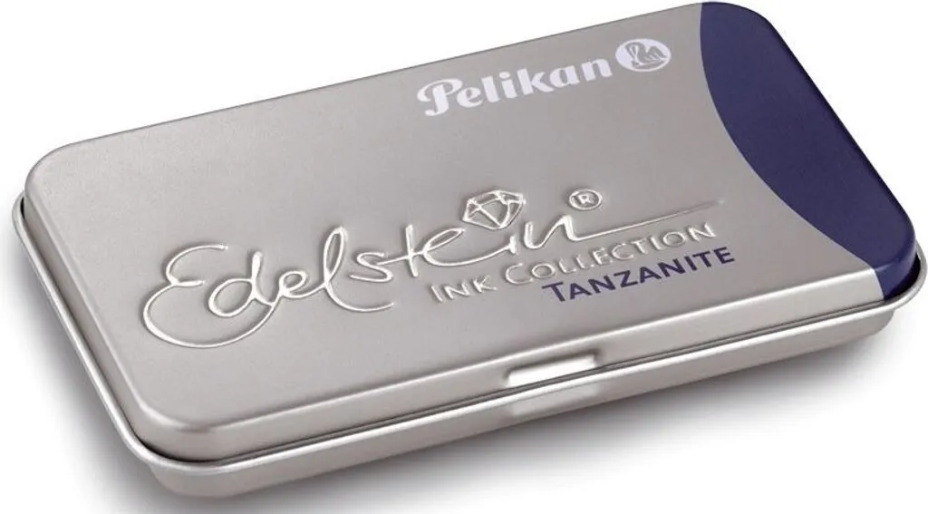 Cartucce Pelikan Edelstein Tanzanite Blu-Nero - Confezione da 6