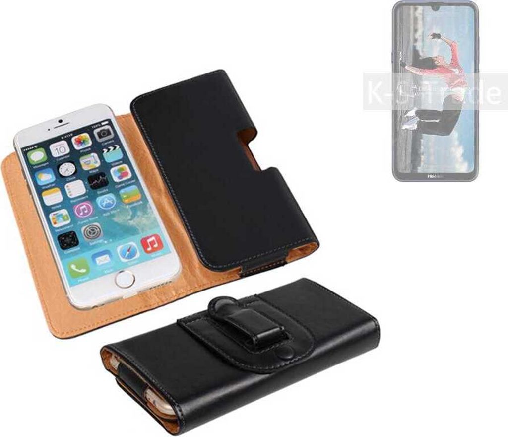 K-S-Trade Schützhülle Handyhülle kompatibel mit HiSense Infinity H30 Lite Holster Gürtel Tasche Schutzhülle Handy-Tasche Smartphone Case