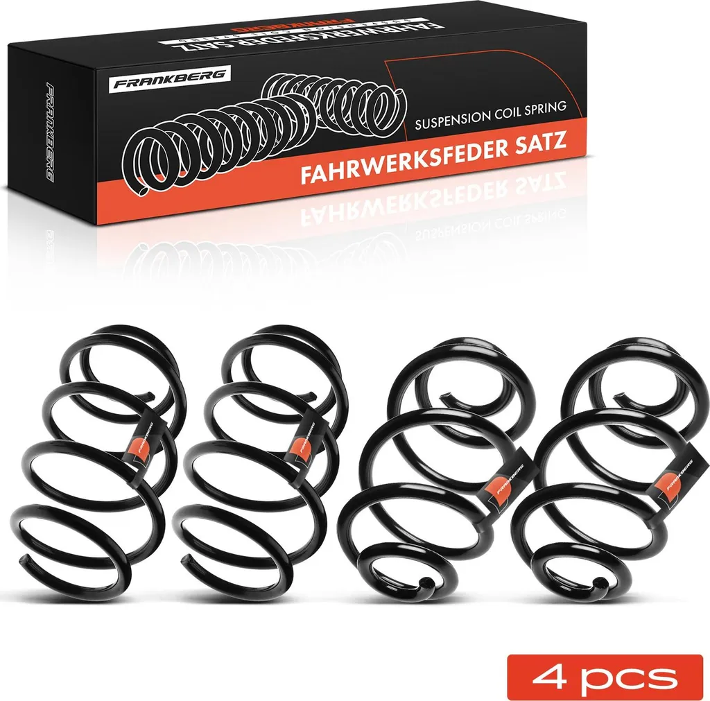 Frankberg 4 Ressorts de Suspension Avant Arrière pour Nissan Qashqai +2
