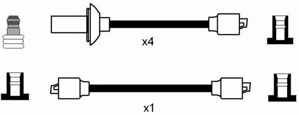 Ngk Zündleitungssatz 0948